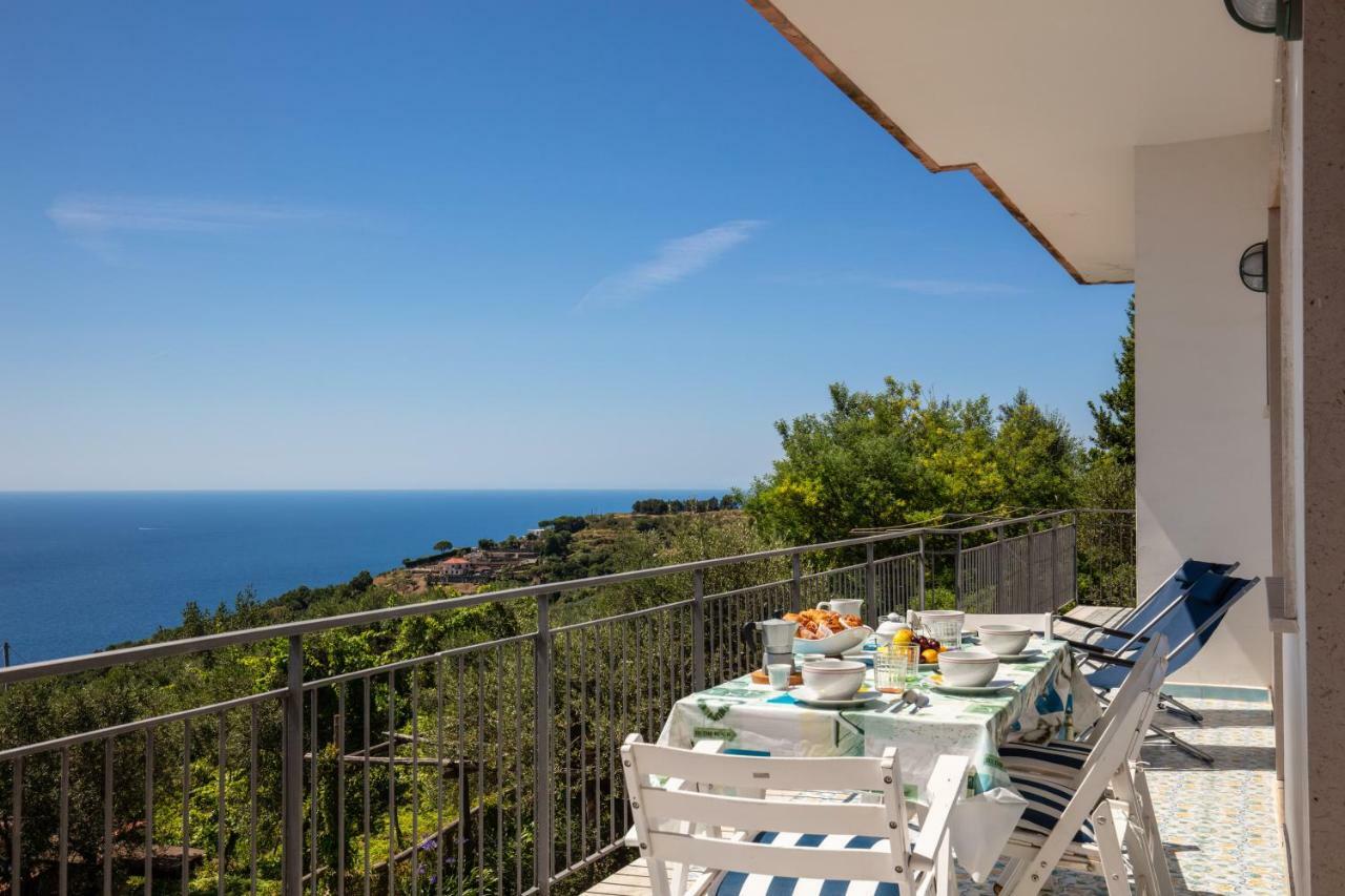Geca'S House - Panoramic Sea View Studio Massa Lubrense Exteriör bild