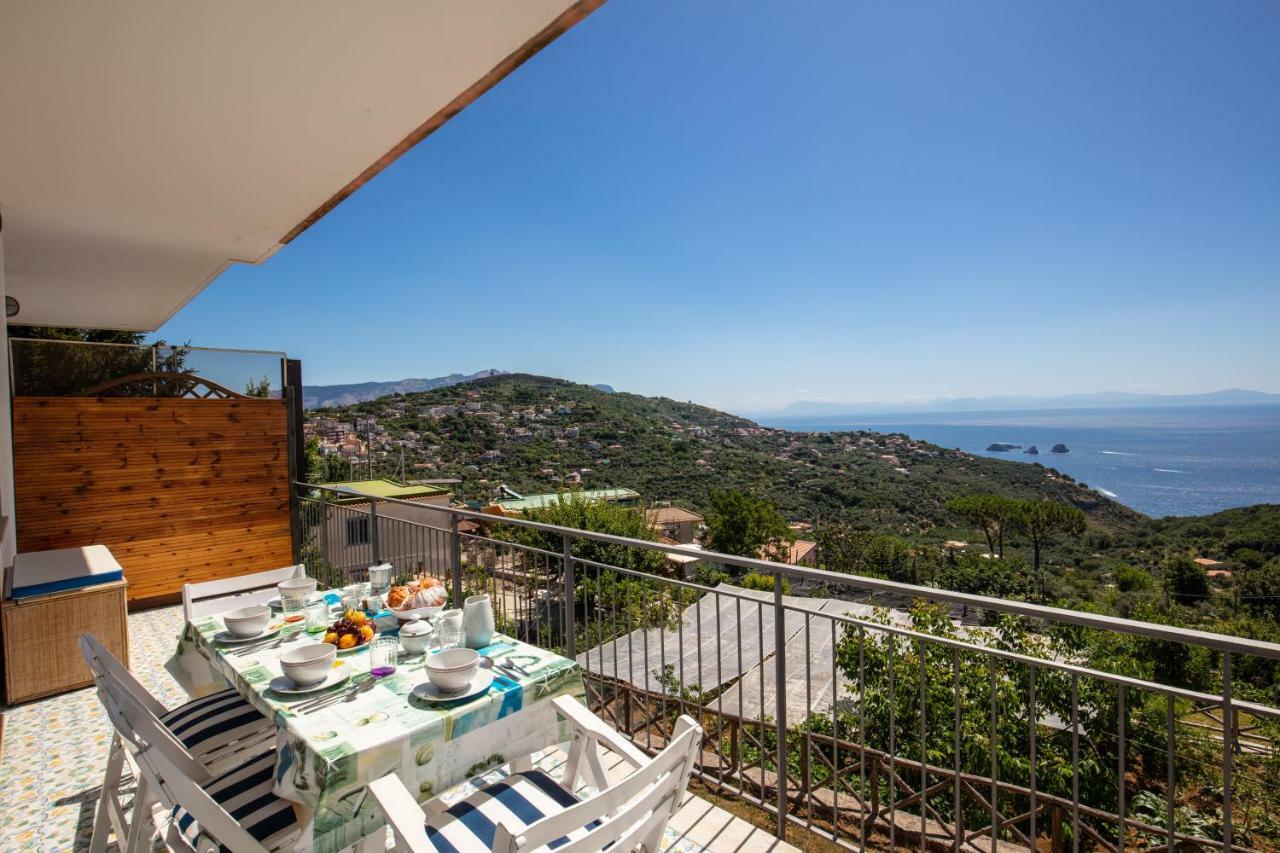 Geca'S House - Panoramic Sea View Studio Massa Lubrense Exteriör bild